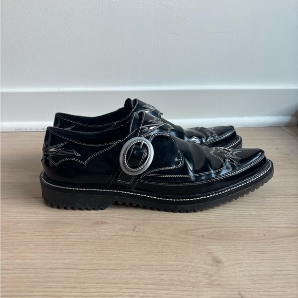 Men’s Western Monk strap Coach Leather Shoe - Picture 1 of 6